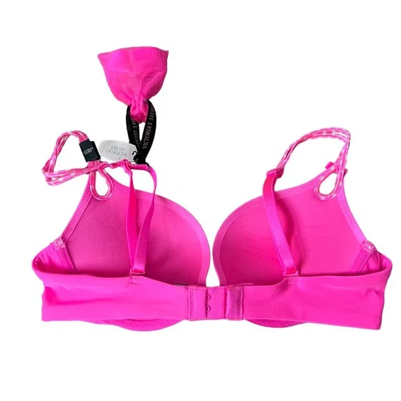 NWT Victoria's Secret Hot Pink Push Up Bra - Picture 5 of 10